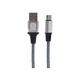 [1067] CABLE DE DATOS KARSEN C203 TIPO C PLATEADO