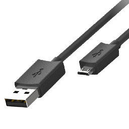 [6955226409622] CABLE MOTOROLA USB A a MICRO USB1M NEGRO